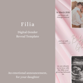 Filia - Digital Animated Gender Reveal Announcement