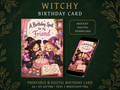 Digital productWitchy Birthday Card for Friend | Printable & Digital Greeting Card