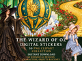 50 Wizard of Oz Clipart PNGs | Digital Planner Stickers