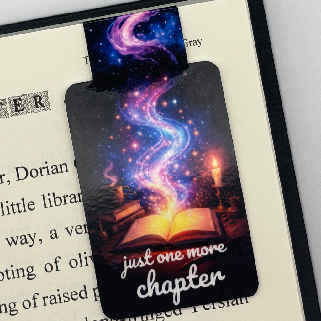 Just One More Chapter Magnetic Bookmark