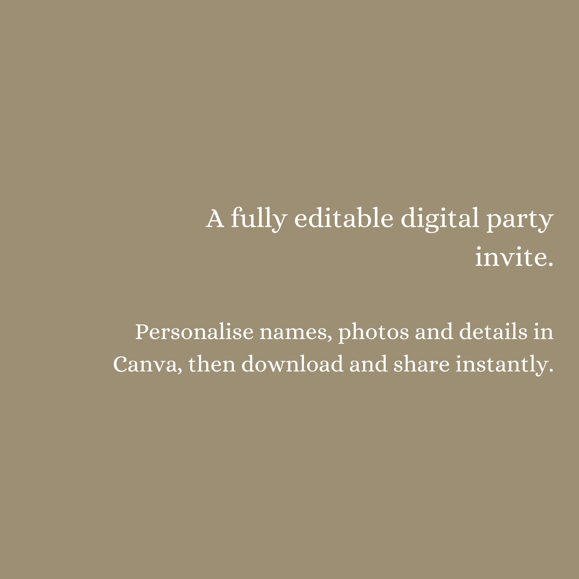 Champagne Toast — Digital Party Invitation Template