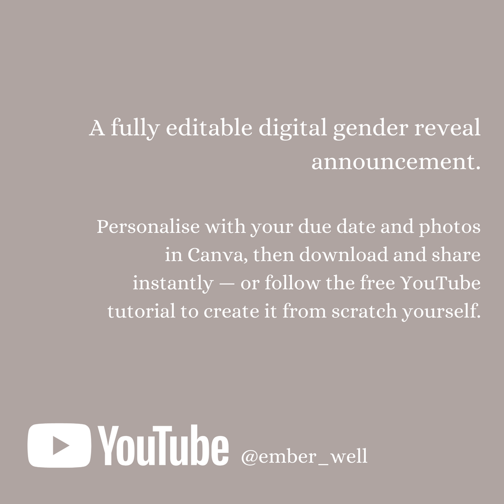Filia - Digital Animated Gender Reveal Announcement