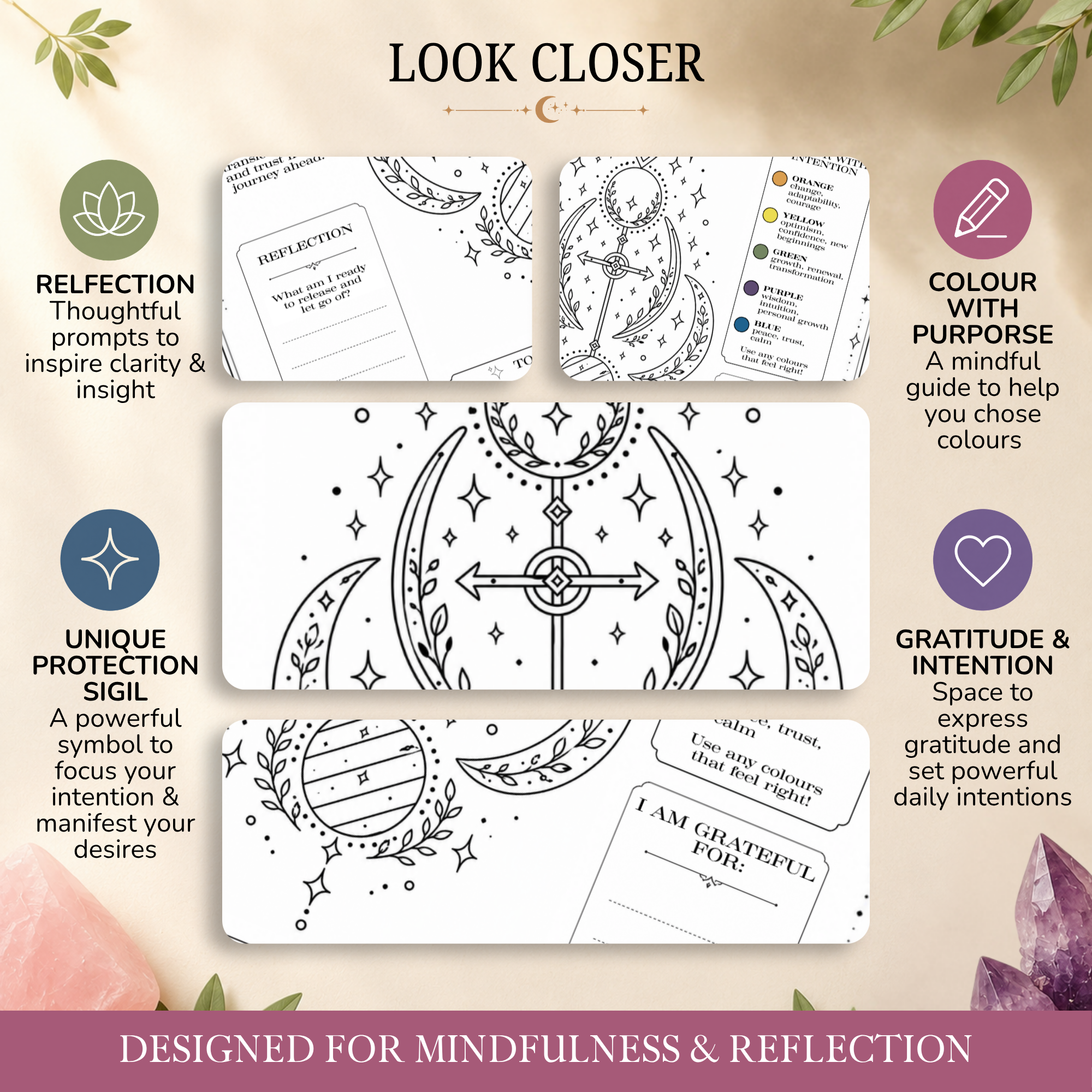 I Embrace Change Intention Sheet | Printable Reflection & Manifestation Worksheet