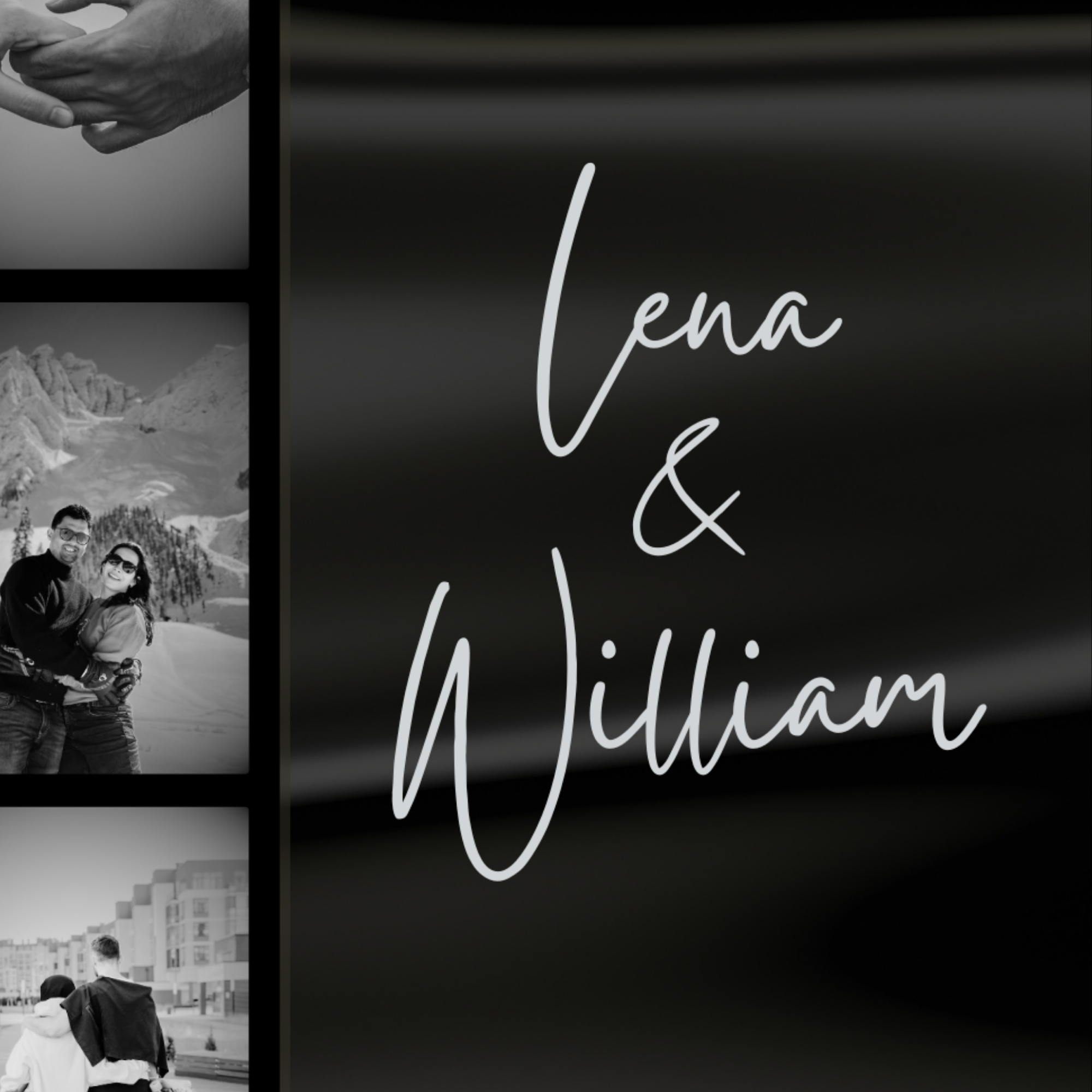 The Engagement — Digital Engagement Announcement Template