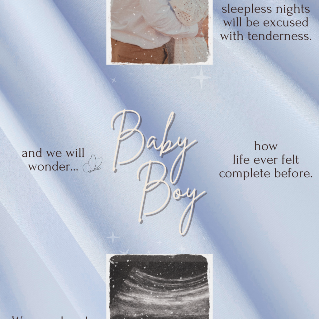 Filius - Digital Animated Gender Reveal Announcement