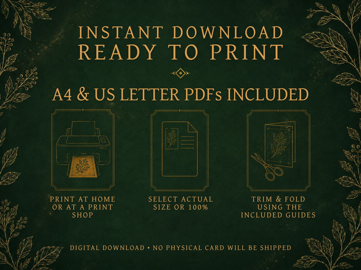 Little Girl Blessing | Printable & Digital Keepsake Card