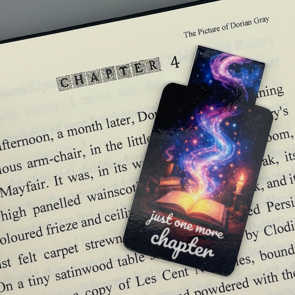 Just One More Chapter Magnetic Bookmark