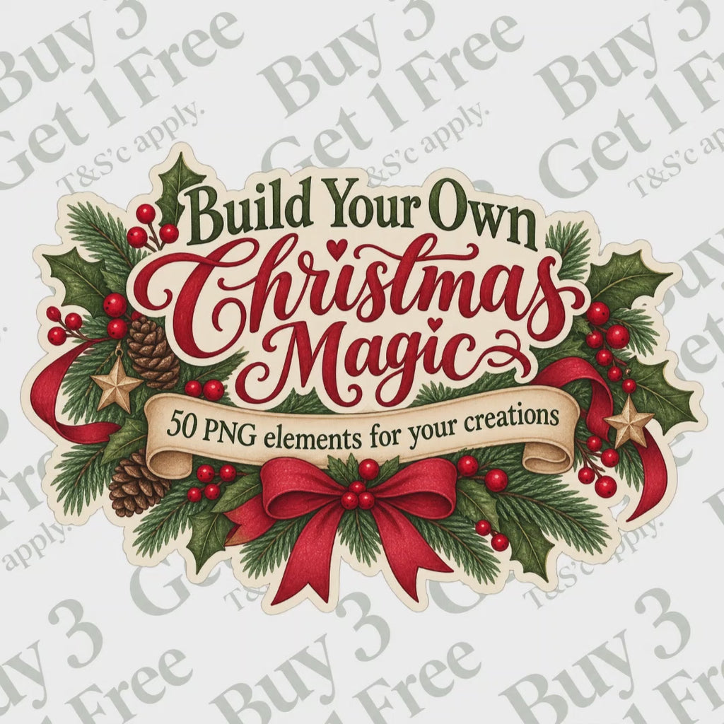 50 Christmas Gonk Clipart PNGs | Digital Planner Stickers