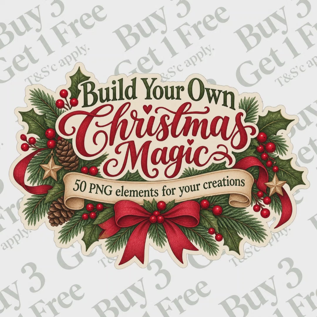 50 Christmas Gonk Clipart PNGs | Digital Planner Stickers