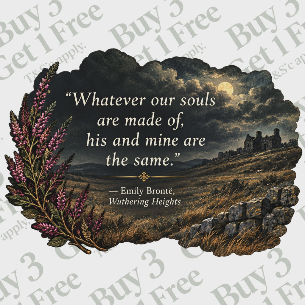 50 Literary Quotes Clipart PNGs | Digital Planner Stickers