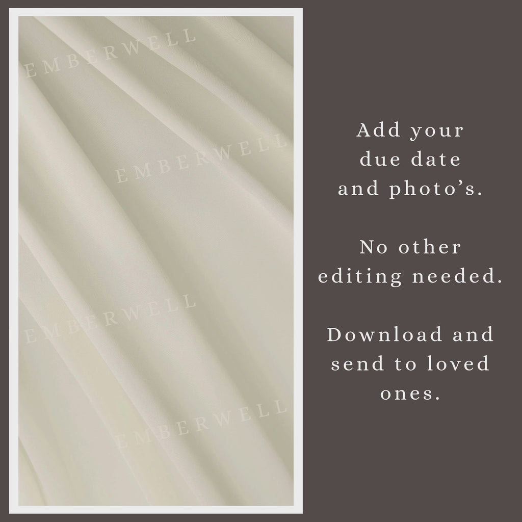 Filius - Digital Animated Gender Reveal Announcement