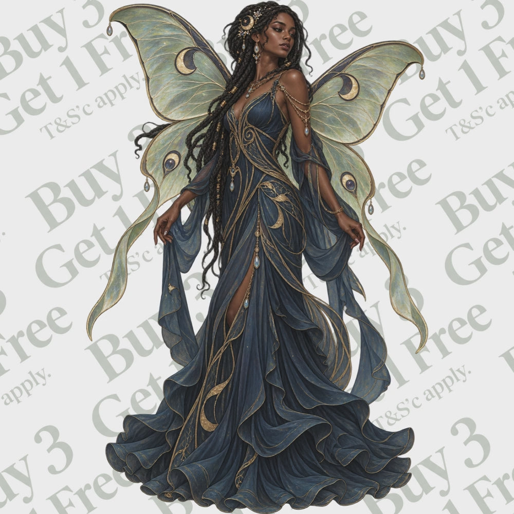 50 Art Nouveau Fairy Tale Clipart PNGs | Digital Planner Stickers